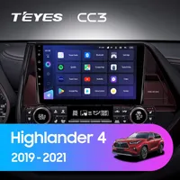 Штатна магнітола Teyes CC3L 4+32 Gb Toyota Highlander 4 XU70 2019-2021 9"