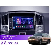 Штатна магнітола Teyes CC3L 4+32 Gb Toyota Land Cruiser 11 200 2007-2015 (F2) (B) 9"