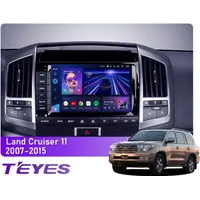Штатна магнітола Teyes CC3L 4+32 Gb Toyota Land Cruiser 11 200 2007-2015 (F2) (C) 9"