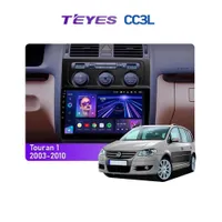 Штатна магнітола Teyes CC3L 4+32 Gb Volkswagen Touran 1 2003-2010 (B) 10"