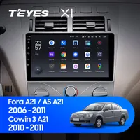 Штатная магнитола Teyes X1 2+32 Gb Chery A5 A21 2006-2010, Cowin 3 A21 2010-2011, Vortex Estina 2008-