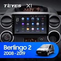 Штатная магнитола Teyes X1 2+32 Gb Citroen Berlingo 2 B9 2008-2019