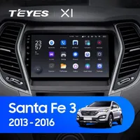 Штатная магнитола Teyes X1 2+32 Gb Hyundai Santa Fe 3 2013-2016 (B)
