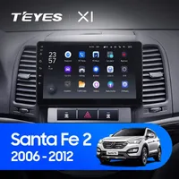 Штатна магнітола Teyes X1 2+32 Gb Hyundai Santa Fe 4 (ZYJ) 2018-2020 10"