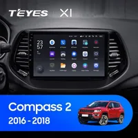 Штатна магнітола Teyes X1 2+32 Gb Jeep Compass 2 MP 2016-2018 10"
