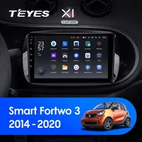 Штатная магнитола Teyes X1 2+32 Gb Mercedes-Benz Smart Fortwo 3 C453 A453 W453 2014-2020