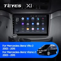 Штатна магнітола Teyes X1 2+32 Gb Mercedes-Benz Vito (W639), Viano (W639) 2003-2015 10"