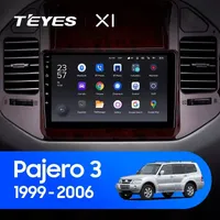 Штатная магнитола Teyes X1 2+32 Gb Mitsubishi Pajero 3 V70 V60 1999-2006 (BLACK)