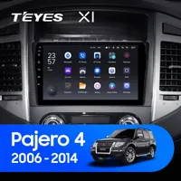 Штатна магнітола Teyes X1 2+32 Gb Mitsubishi Pajero 4 V80 V90 2006-2014 (A)
