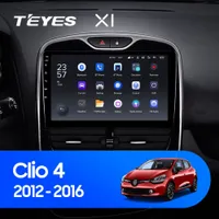 Штатна магнітола Teyes X1 2+32 Gb Renault Clio 4 BH98 KH98 2012-2015 10"