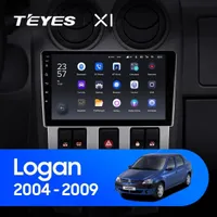 Штатная магнитола Teyes X1 2+32 Gb Renault Logan 1 2004-2009
