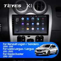 Штатная магнитола Teyes X1 2+32 Gb Renault Logan 1 Sandero Lada Lergus largus Dacia 2010-2015