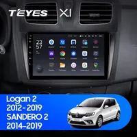 Штатна магнітола Teyes X1 2+32 Gb Renault Logan 2 2012-2022, Sandero 2 2013-2022 (F2) (A)
