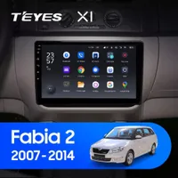 Штатная магнитола Teyes X1 2+32 Gb Skoda Fabia 2 2007-2014
