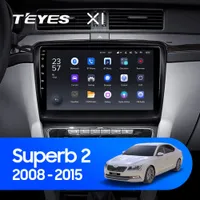 Штатна магнітола Teyes X1 2+32 Gb Skoda Superb 2 B6 2008-2015 10"