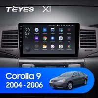 Штатная магнитола Teyes X1 2+32 Gb Toyota Corolla 9 E120 2004-2006