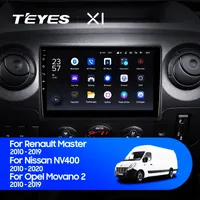 Штатная магнитола Teyes X1 2+32 Gb Wi-Fi для Renault Master 2010-2019 / Nissan NV400 2010-2020 / Opel