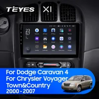 Штатна магнітола Teyes X1 2+32 Gb Wi-Fi Dodge Caravan 4, Chrysler Voyager RG RS, Town&Country RS 2000-2007 (B)