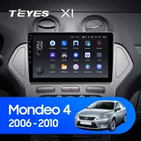 Штатна магнітола Teyes X1 2+32 Gb Wi-Fi Ford Mondeo 4 2006-2010 10"