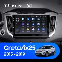 Штатна магнітола Teyes X1 2+32 Gb Wi-Fi Hyundai Creta IX25 2015-2019 10"