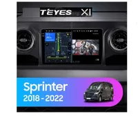 Штатна магнітола Teyes X1 2+32 Gb Wi-Fi Mercedes-Benz Sprinter 2018-2022 10"