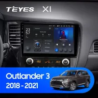 Штатная магнитола Teyes X1 2+32 Gb Wi-Fi Mitsubishi Outlander 3 GF0W GF0W GG0W 2018-2021 (A)