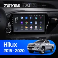 Штатна магнітола Teyes X1 2+32 Gb Wi-Fi Toyota Hilux Pick Up AN120 2015-2020 10"