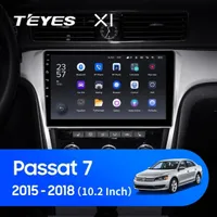 Штатна магнітола Teyes X1 2+32 Gb Wi-Fi Volkswagen Passat 7 B7 2010-2015 10"