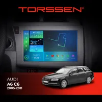 Штатна магнітола Torssen Audi A6 C6 2005-2011 F9464 4G Carplay DSP