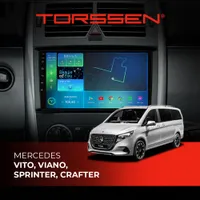 Штатна магнітола Torssen Mercedes Vito, Viano, Sprinter, Crafter F9432 4G Carplay DSP