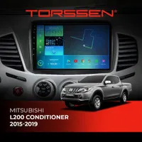Штатна магнітола Torssen Mitsubishi L200 conditioner 15-19 F9432 4G Carplay DSP
