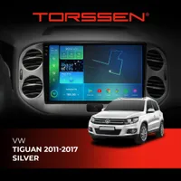 Штатная магнитола Torssen VW Tiguan 11-17 silver FL10 4+64Gb 4G Carplay DSP