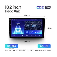 Універсальна Штатна магнітола Teyes CC2 PLUS 3+32 Gb (0 Din) 10"