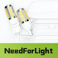 Автомобільні LED лампи NFL Flame 7440 Amber (2 шт.)