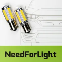 Автомобільні LED лампи NFL Flame BAU15S Amber (2 шт.)