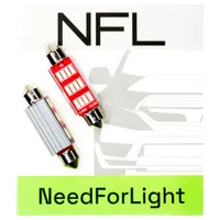 Автомобільні LED лампи NFL Flame C10W 41 mm White (2 шт.)