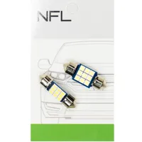 Автомобільні LED лампи NFL Shine C10W 31 mm White (2 шт.)