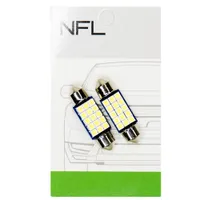 Автомобільні LED лампи NFL Shine C10W 36 mm White (2 шт.)