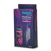 Набір Helpix Professional Поліроль для пластика бабл гам 100 мл + губка