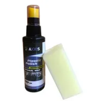 Очищувач-поліроль пластику з губкою AXXIS Plastic Polish 120 мл