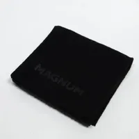 Микрофибра без окантовки разноворсовая супермягкая Magnum LS "Long/Short Pile" 40х40см черная