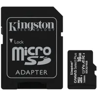 карта памяти MicroSDHC 16GB UHS-I Class 10 Kingston Canvas Select Plus