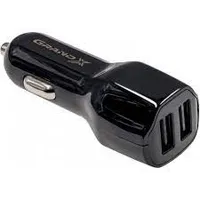 Зарядний пристрій USB Grand-X (2USB 2.1A) Black (CH-26)