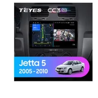 Штатная магнитола Teyes CC3 2k 4+32 Gb Volkswagen Jetta 5, Golf 5 2005-2010 (B)