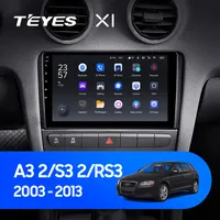Штатна магнітола Teyes X1 2+32 Gb Audi A3 2 8P 2003-2013, S3 2 2006-2012, RS3 1 2011-2012