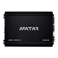 4-канальний підсилювач AVATAR ABR-240.4 BLACK