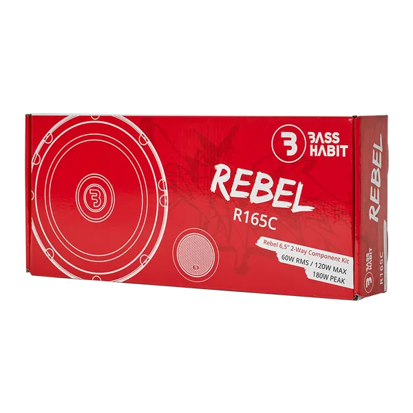 Компонентна акустика Bass Habit Rebel R165C 13