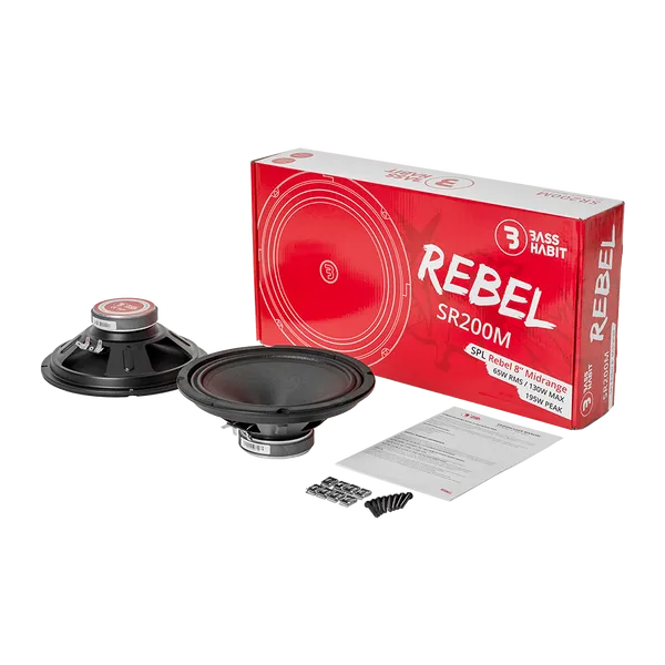 НЧ-СЧ динамики Bass Habit Rebel SR200M 8
