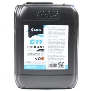 Антифриз AXXIS BLUE G11 Сoolant Ready-Mix -36°C 5 кг