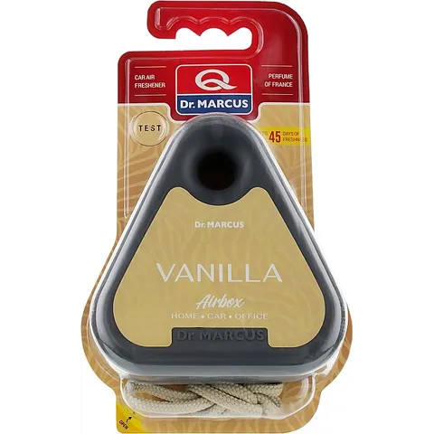 Ароматизатор Dr. Marcus Airbox Vanilla (Ваніль) підвісний, під сидіння